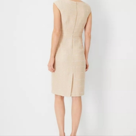 Ann Taylor The Cap Sleeve Sheath Dress in Tweed - Picture 3 of 7